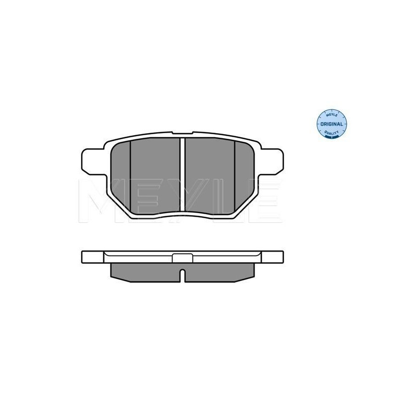 Pastiglie freno asse posteriore - MEYLE