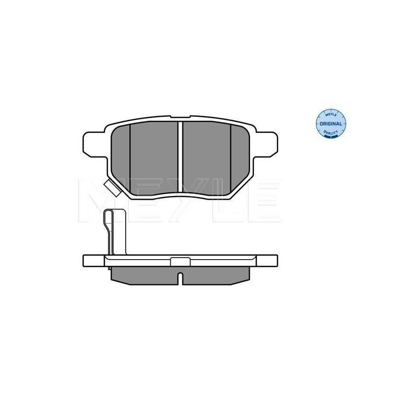 Pastiglie freno asse posteriore - MEYLE