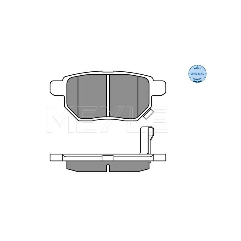 Pastiglie freno asse posteriore - MEYLE