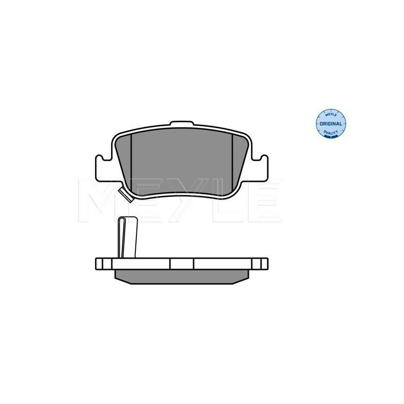 Pastiglie freno asse posteriore - MEYLE