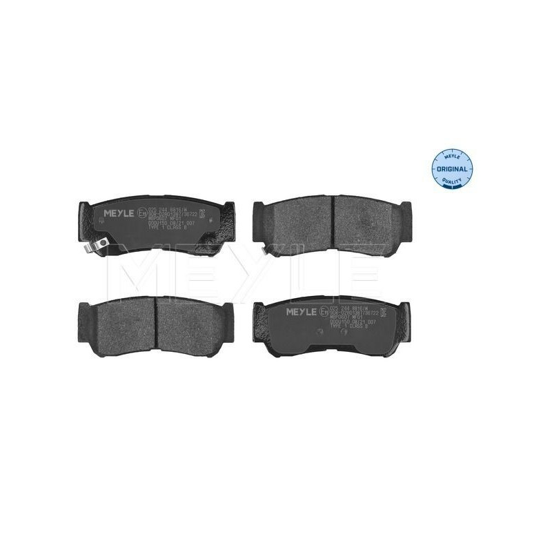 Pastiglie freno asse posteriore - MEYLE