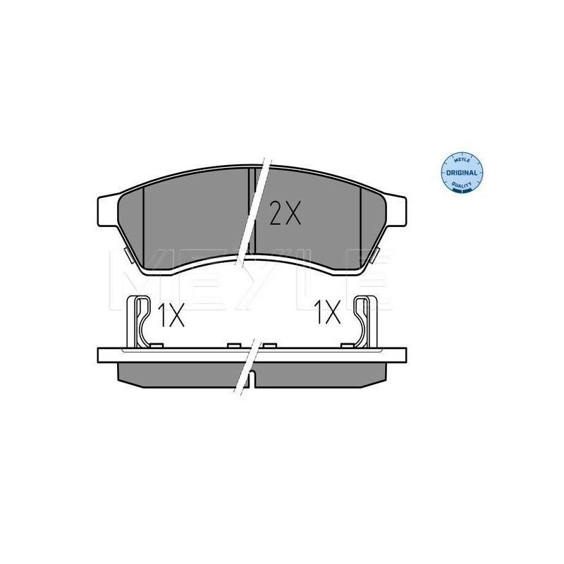 Pastiglie freno asse posteriore - MEYLE