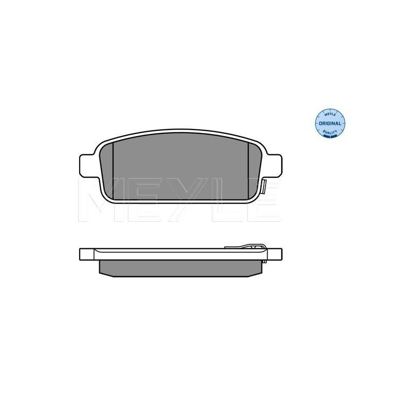 Pastiglie freno asse posteriore - MEYLE