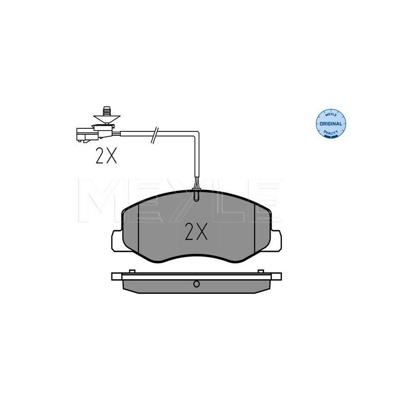 Pastiglie freno asse posteriore - MEYLE