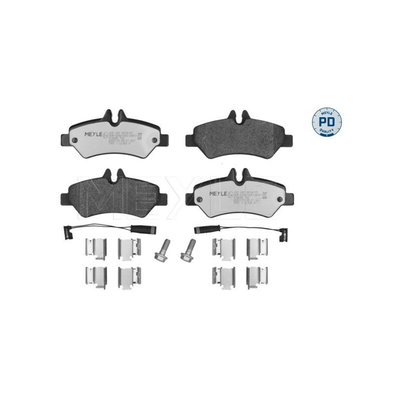 Pastiglie freno asse posteriore - MEYLE