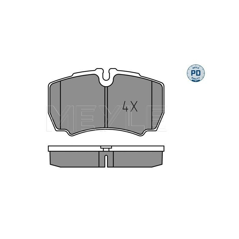 Pastiglie freno asse posteriore - MEYLE