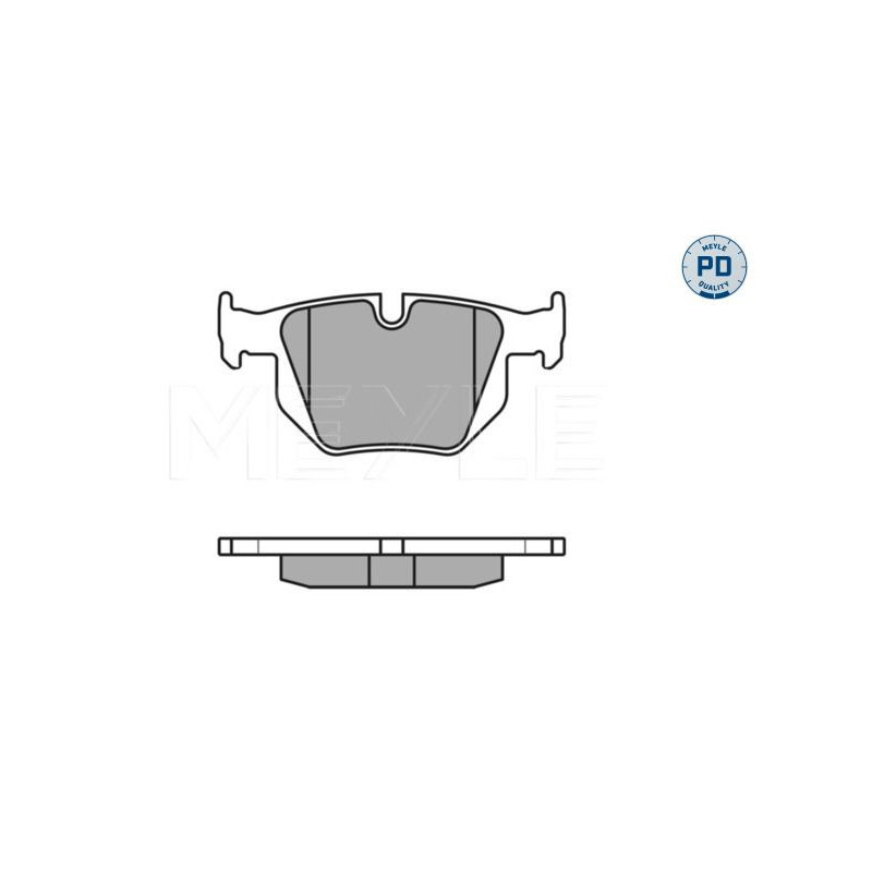 Pastiglie freno asse posteriore - MEYLE