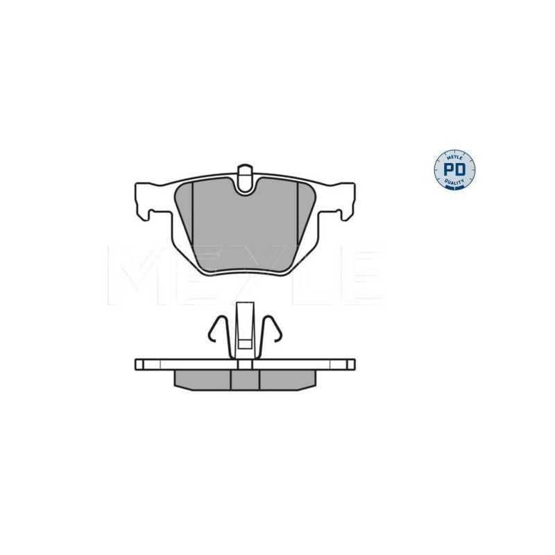 Pastiglie freno asse posteriore - MEYLE