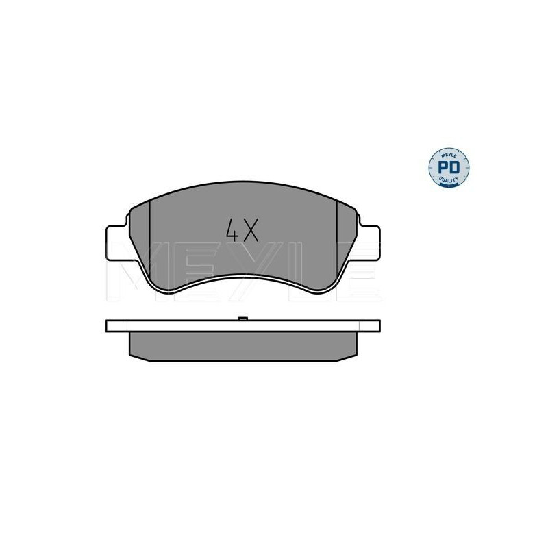 Pastiglie freno asse anteriore - MEYLE