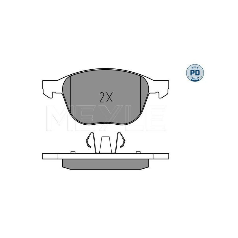 Pastiglie freno asse anteriore - MEYLE
