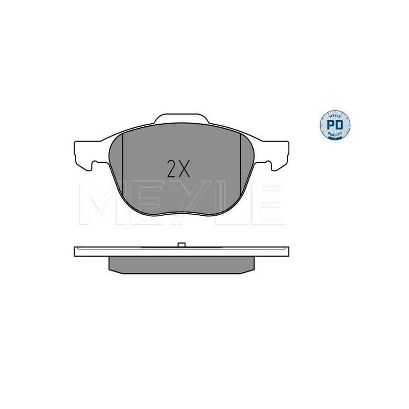 Pastiglie freno asse anteriore - MEYLE