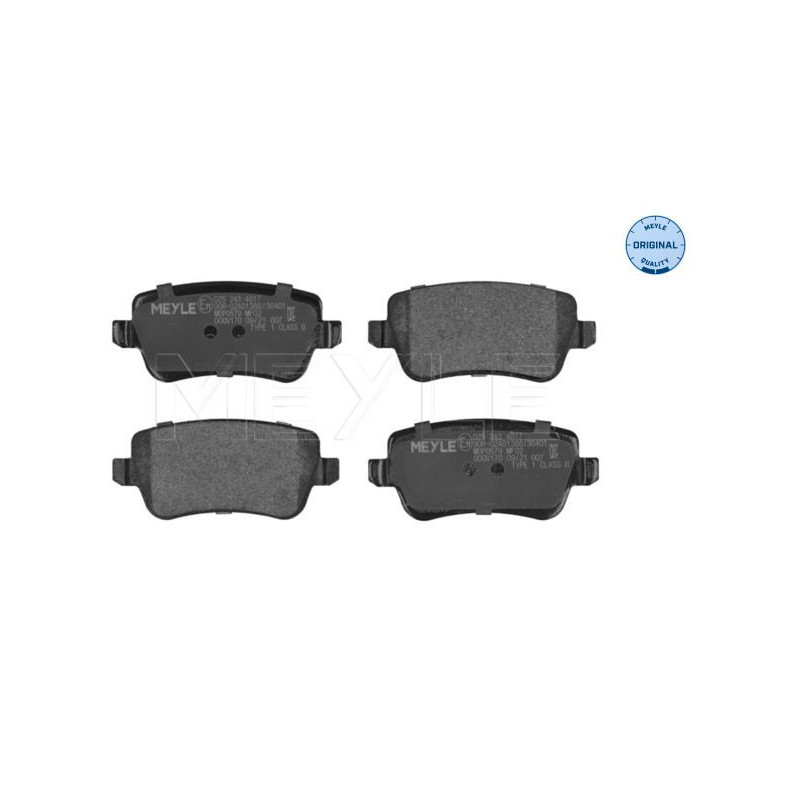 Pastiglie freno asse posteriore - MEYLE