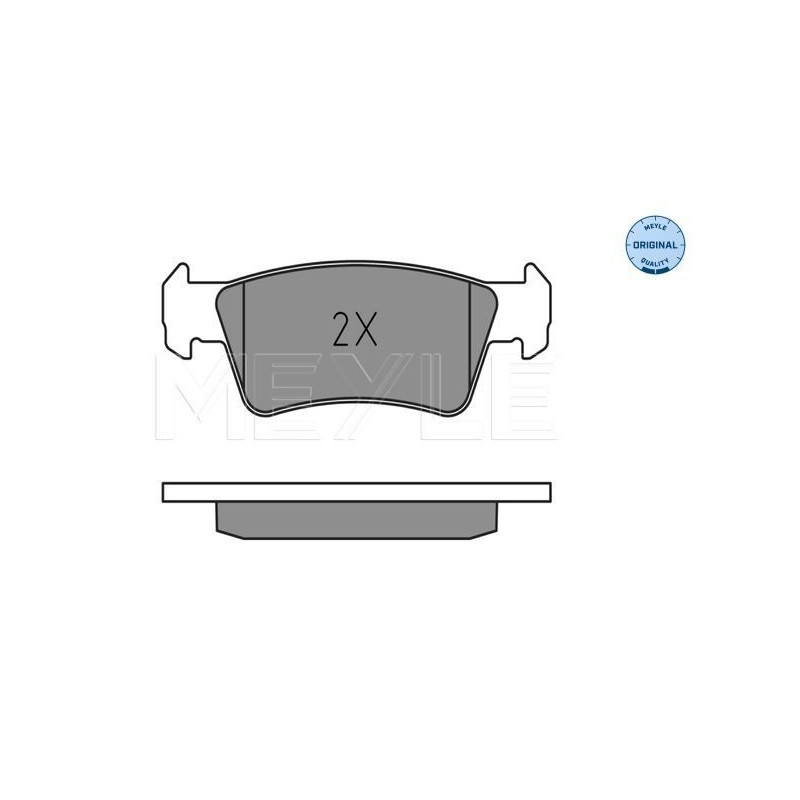 Pastiglie freno asse posteriore - MEYLE