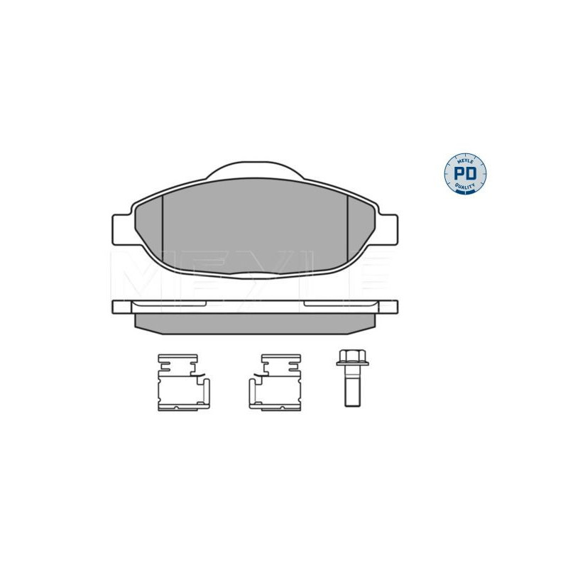 Pastiglie freno asse anteriore - MEYLE