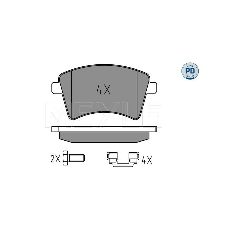 Pastiglie freno asse anteriore - MEYLE