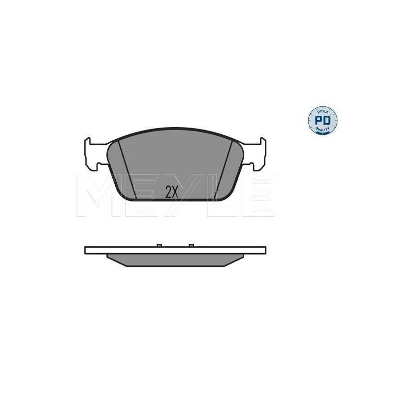 Pastiglie freno asse anteriore - MEYLE