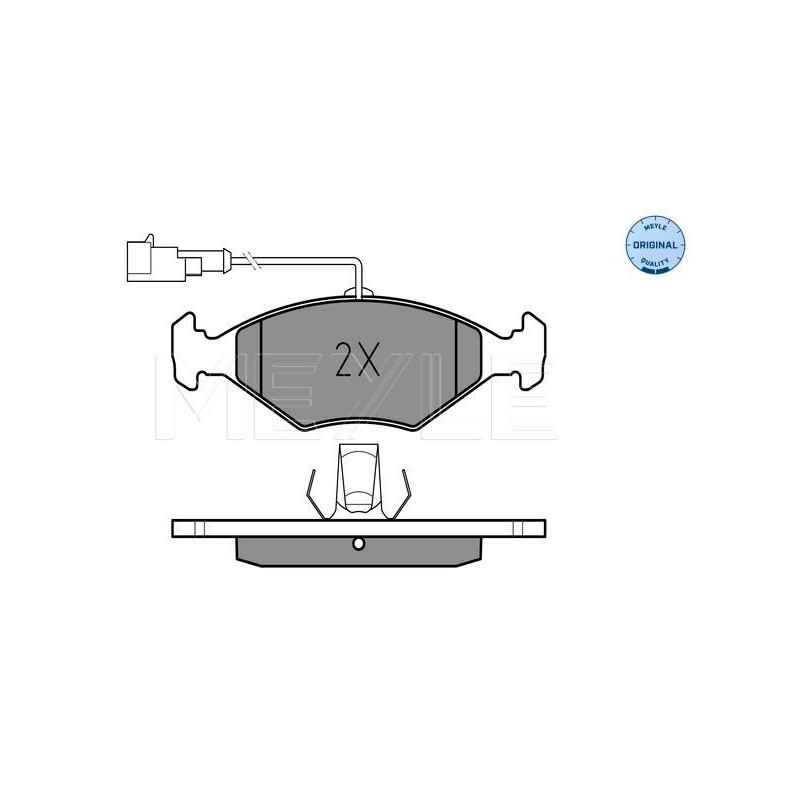 Pastiglie freno asse anteriore - MEYLE