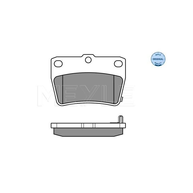 Pastiglie freno asse posteriore - MEYLE