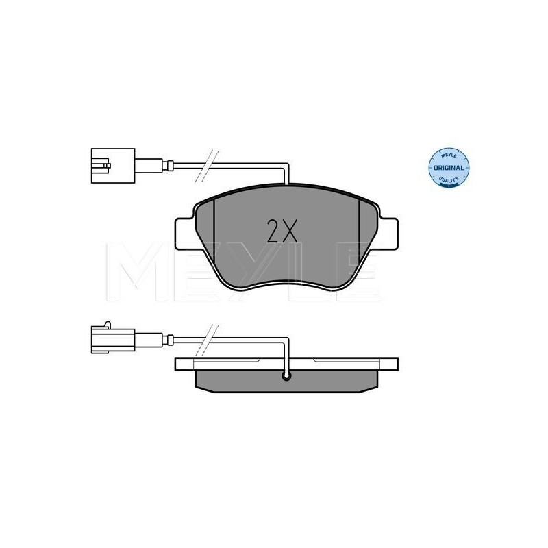 Pastiglie freno asse anteriore - MEYLE