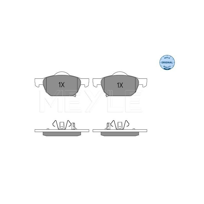 Pastiglie freno asse anteriore - MEYLE