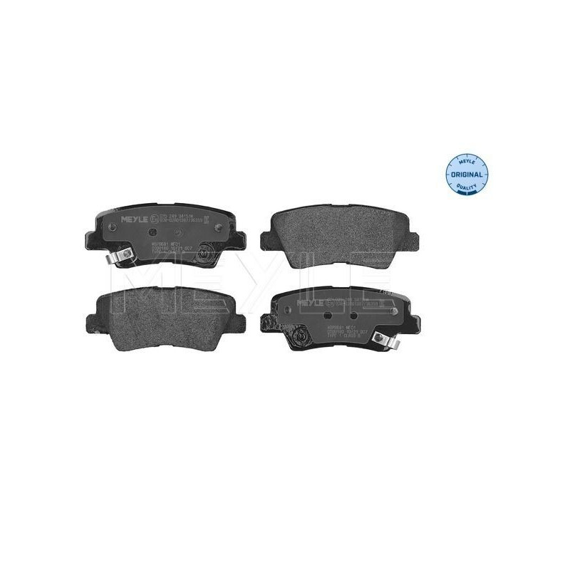 Pastiglie freno asse posteriore - MEYLE