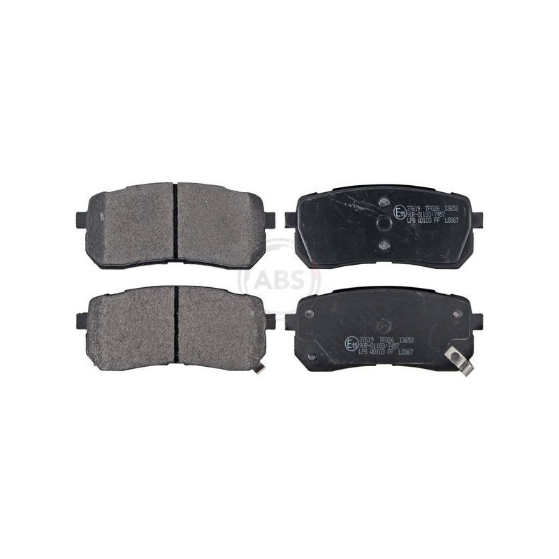 Pastiglie freno asse posteriore - ABS BRAKE