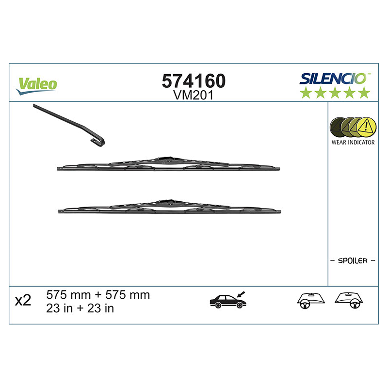 Spazzole tergicristalli - VALEO