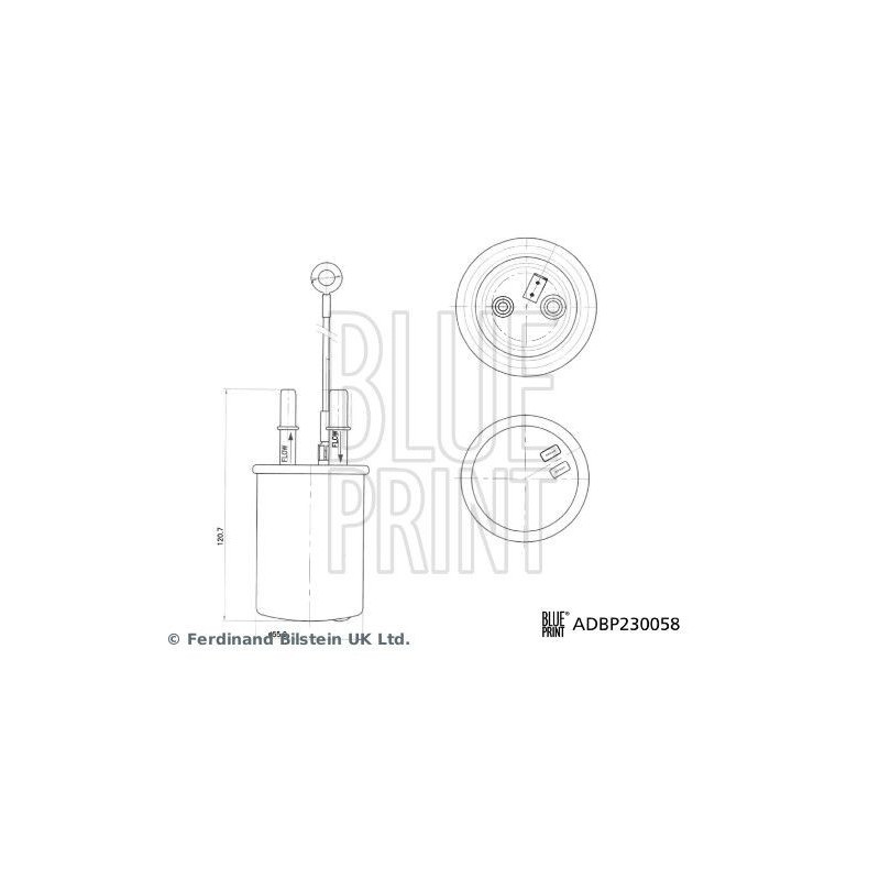 Filtro carburante - BLUE PRINT
