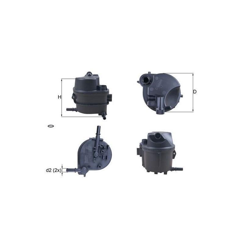 Filtro carburante - MAHLE