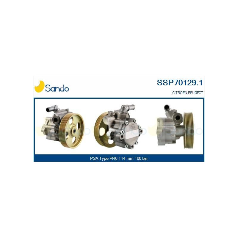 Pompa idraulica servosterzo - SANDO