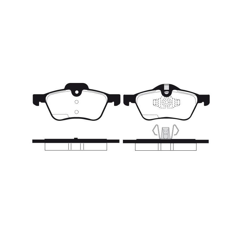 Pastiglie freno asse anteriore - RAICAM