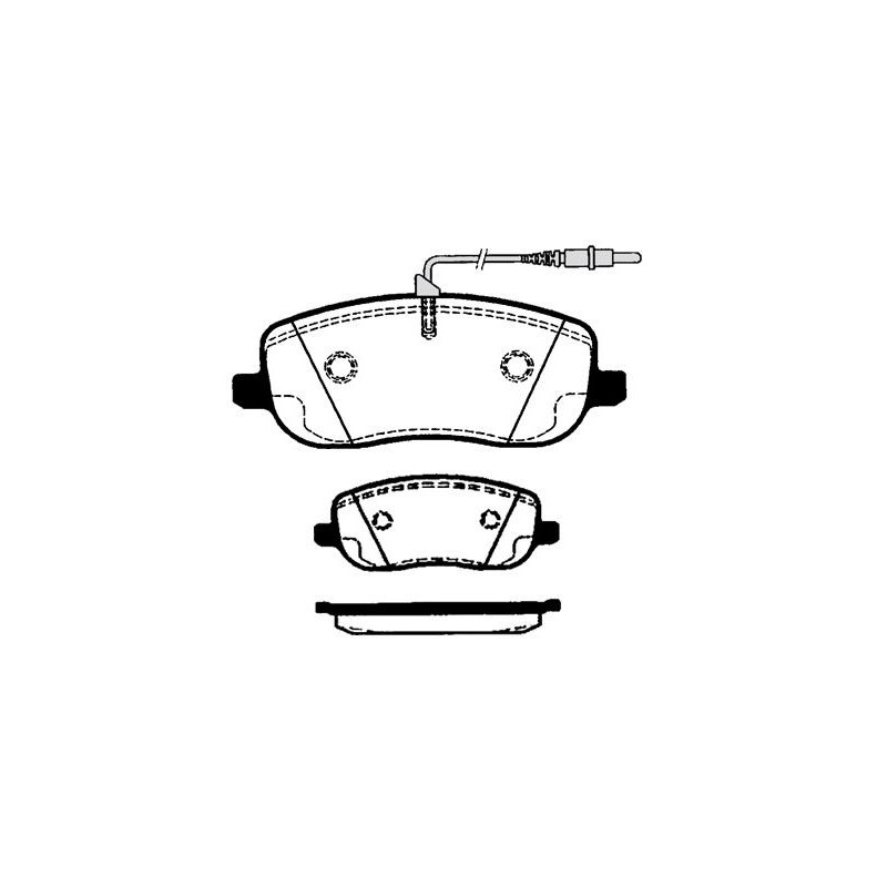 Pastiglie freno asse anteriore - RAICAM