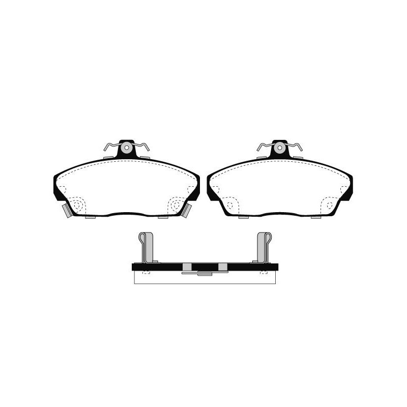 Pastiglie freno asse anteriore - RAICAM