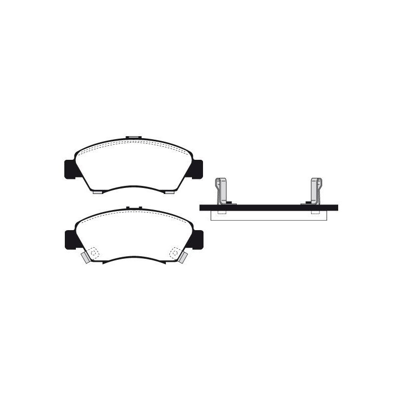 Pastiglie freno asse anteriore - RAICAM