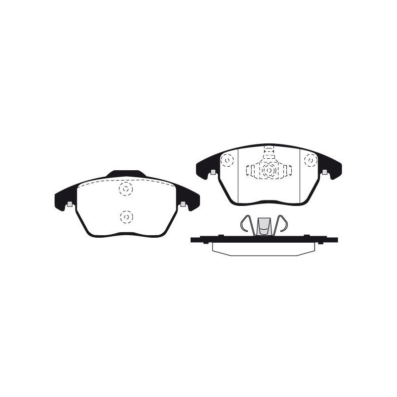 Pastiglie freno asse anteriore - RAICAM