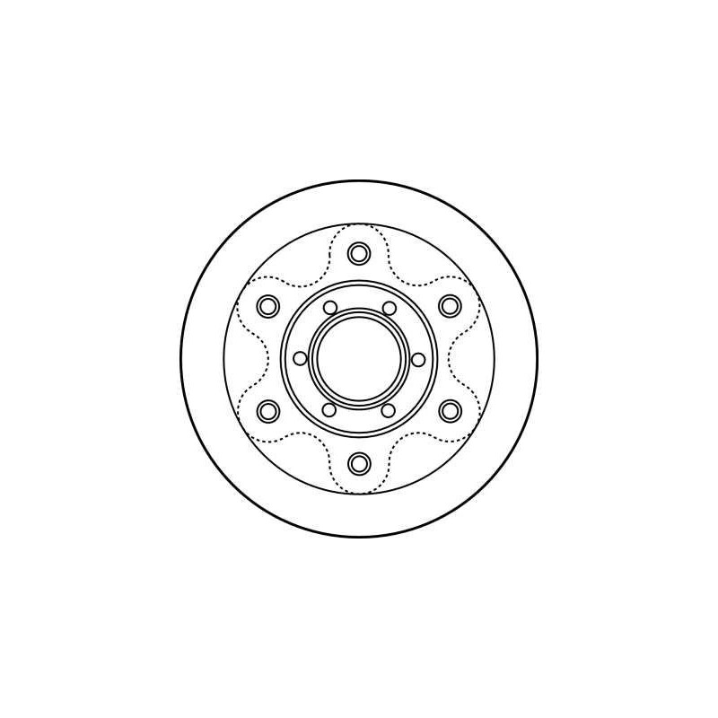 Disco freno asse anteriore - TRW