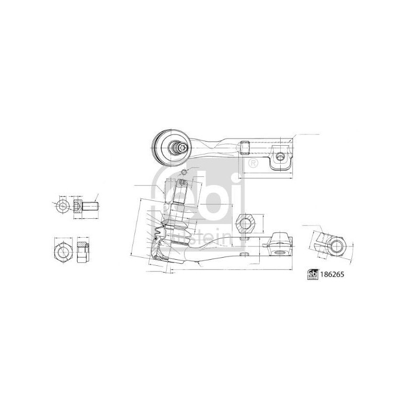 Disco freno asse anteriore - FEBI