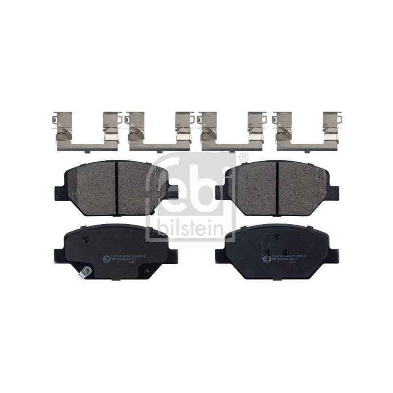 Pastiglie freno asse anteriore - FEBI