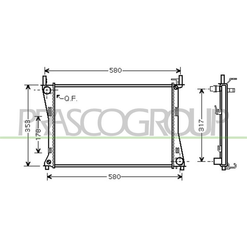 Radiatore acqua - PRASCO
