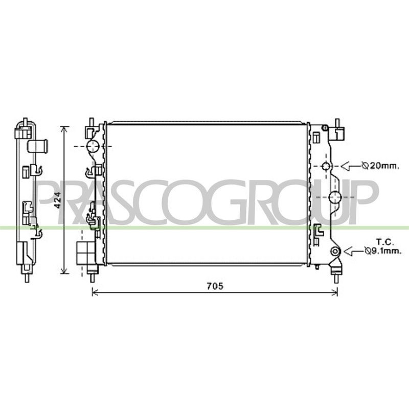 Radiatore acqua - PRASCO