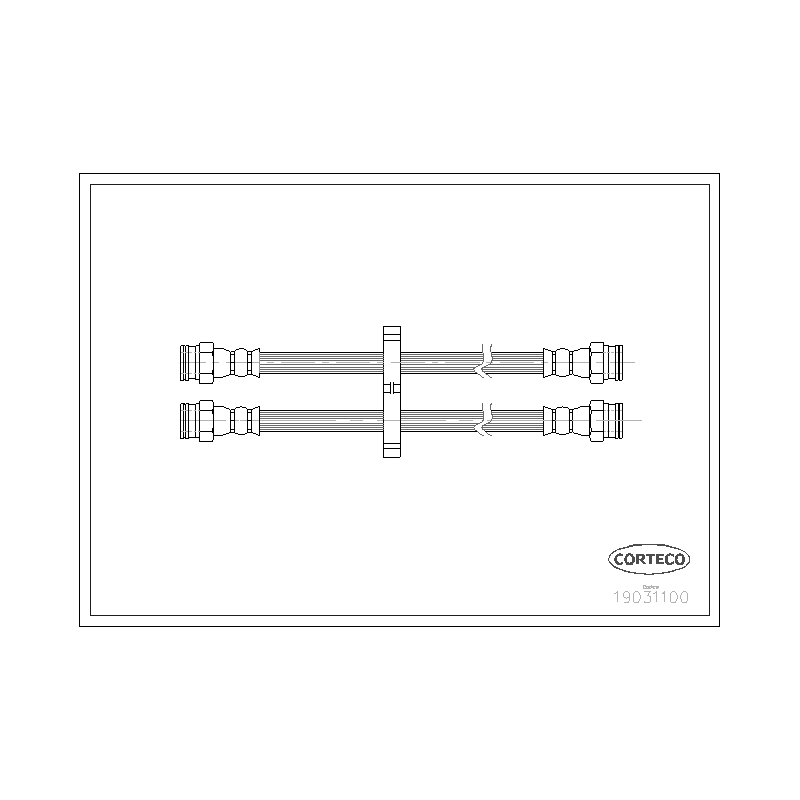Flessibile freno asse posteriore - CORTECO