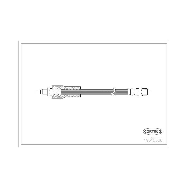 Flessibile freno asse posteriore - CORTECO