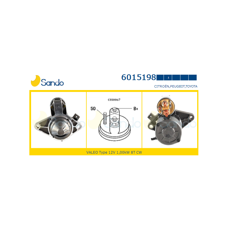 Motorino avviamento - SANDO