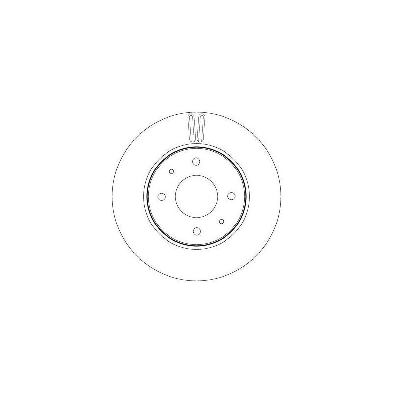 Disco freno asse anteriore - TRW