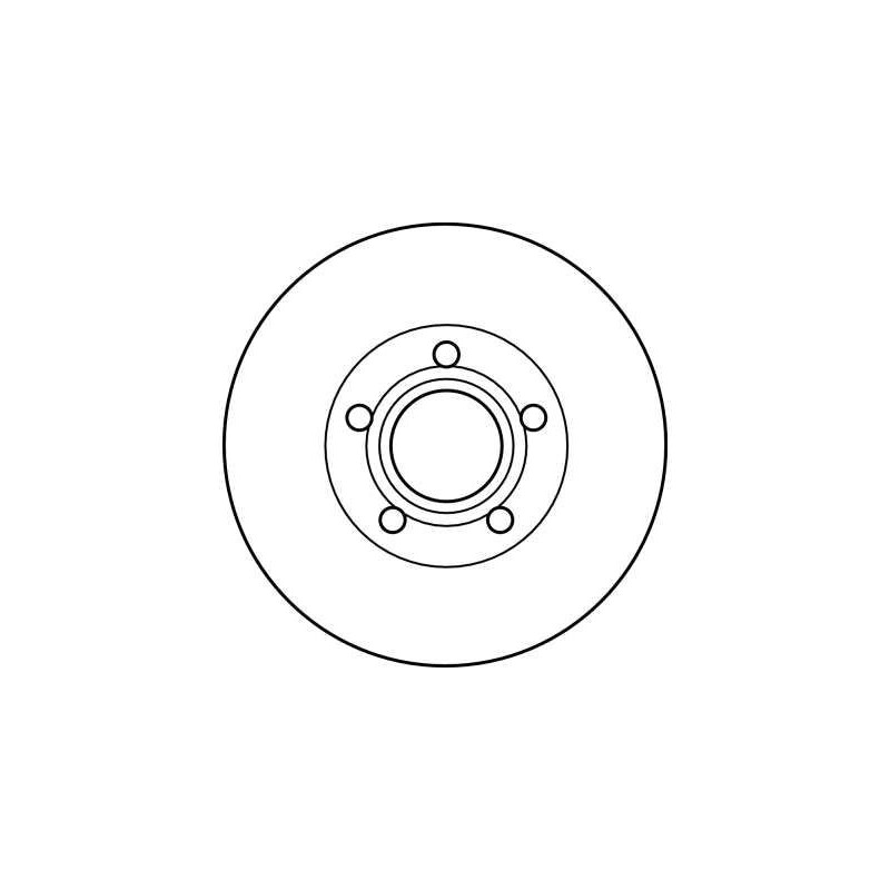 Disco freno asse anteriore - TRW