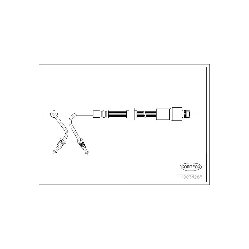 Flessibile freno asse posteriore - CORTECO