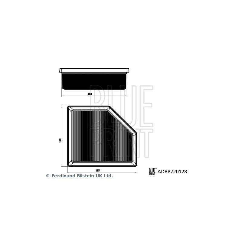 Filtro aria - BLUE PRINT