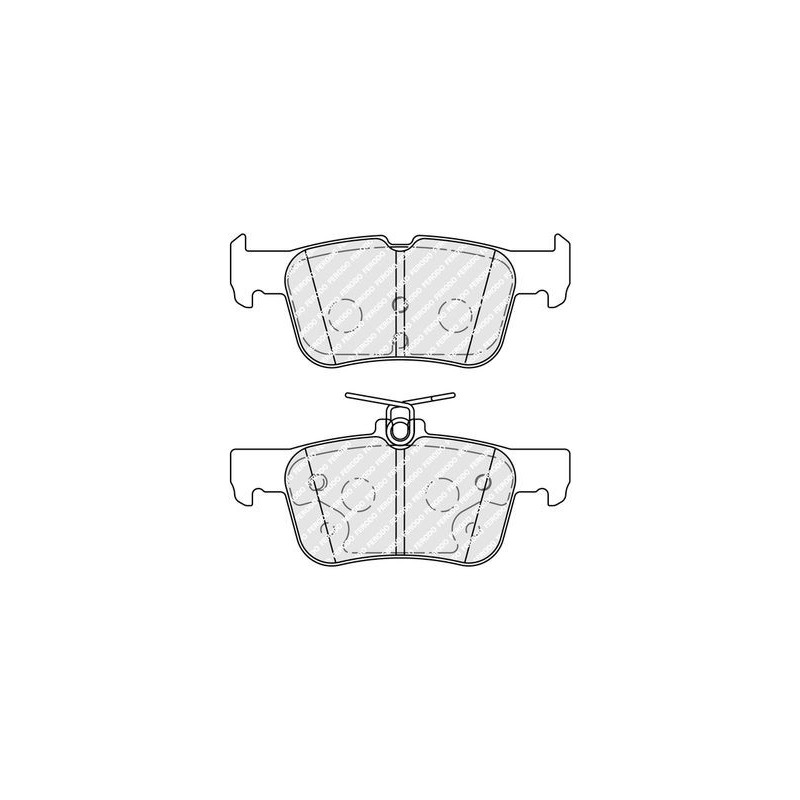 Pastiglie freno asse posteriore - FERODO