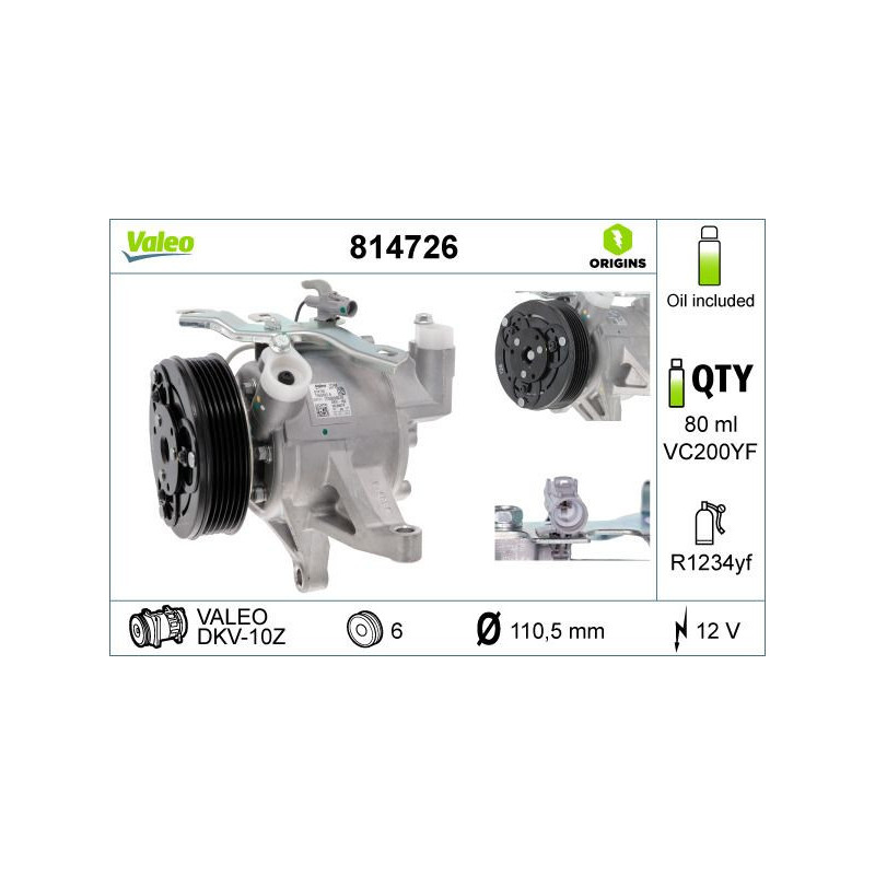 Compressore aria condizionata - VALEO