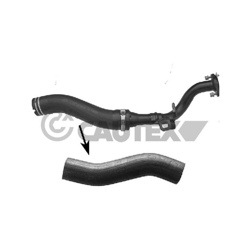 Flessibile aspirazione turbocompressore - CAUTEX GOMMA E PARTI MOTORE